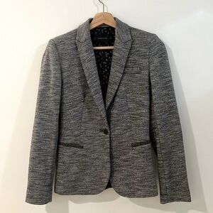 Zara Basic Blazer with Elbow Patches